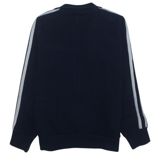 Ralph Lauren Women Navy Blue Full Zip Sweatshirt Size 12 Cotton