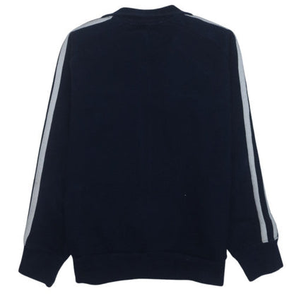 Ralph Lauren Women Navy Blue Full Zip Sweatshirt Size 12 Cotton