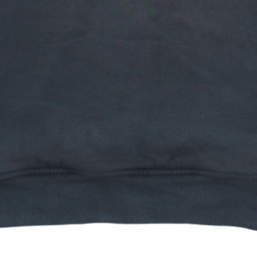 C.P. Company Mens Black L 1/2 Zip Sweatshirt with Logo Detail