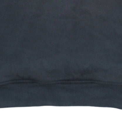C.P. Company Mens Black L 1/2 Zip Sweatshirt with Logo Detail