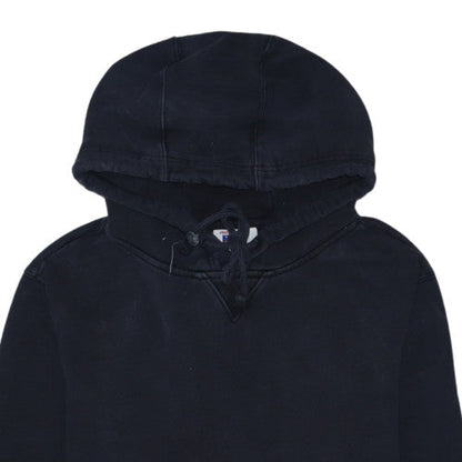 Russell Athletic Mens Black S Pullover Hoodie Fleece Logo