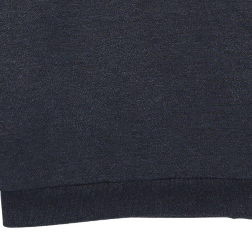 Guess Mens Grey Crew Neck Embroidered Logo Sweatshirt Size L
