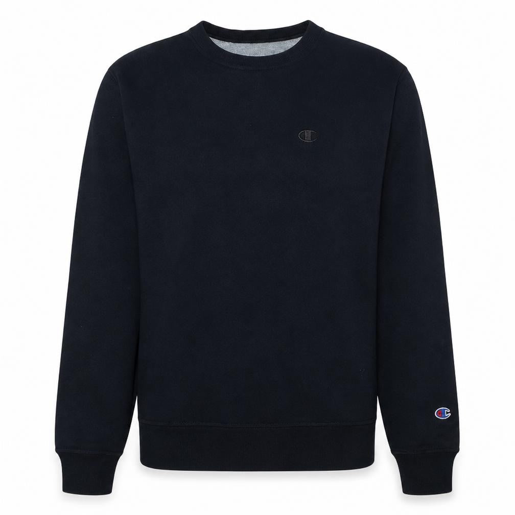 Champion Men's Black Crew Neck Pullover Sweatshirt Size S