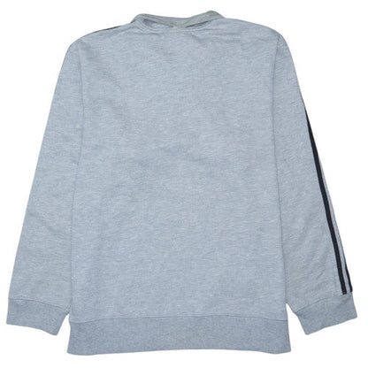 adidas Men's Grey 1/2 Zip Sweatshirt Medium Regular Fit
