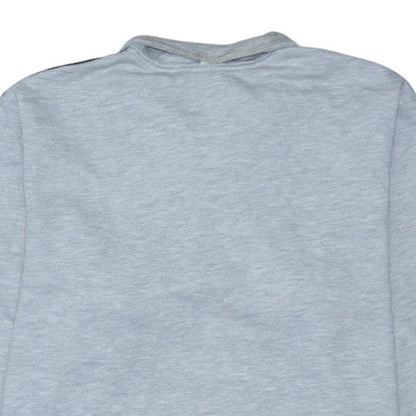 adidas Men's Grey 1/2 Zip Sweatshirt Medium Regular Fit