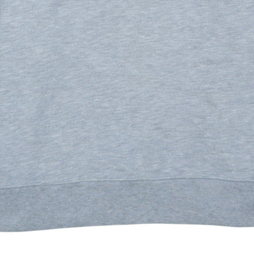 adidas Men's Grey 1/2 Zip Sweatshirt Medium Regular Fit