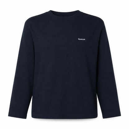 Reebok Women's Navy Blue Crew Neck Pullover Sweatshirt Size M