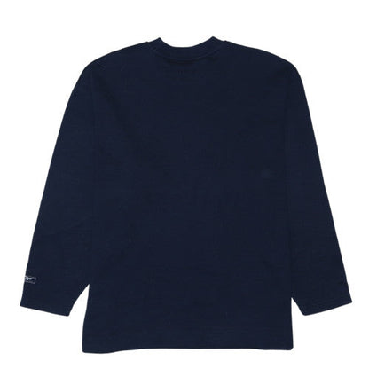 Reebok Women's Navy Blue Crew Neck Pullover Sweatshirt Size M