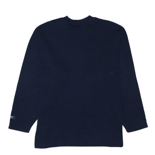 Reebok Women's Navy Blue Crew Neck Pullover Sweatshirt Size M