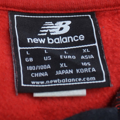 New Balance Mens Red LFC Hoodie Size L Pullover Hooded Sweatshirt