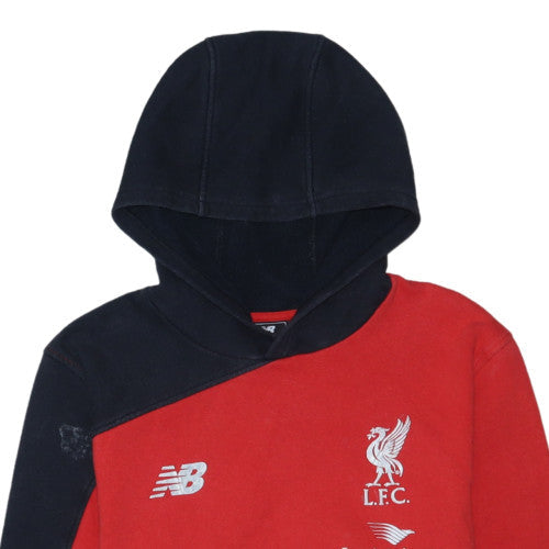 New Balance Mens Red LFC Hoodie Size L Pullover Hooded Sweatshirt