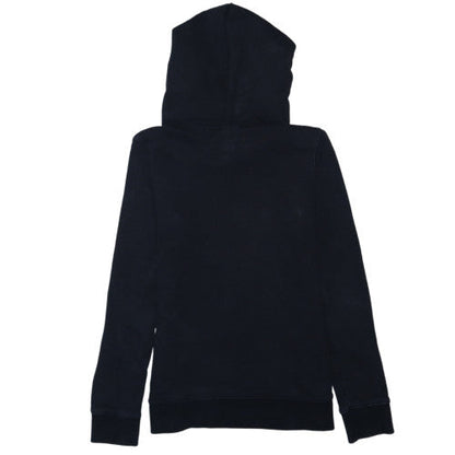 Adidas Women's Black Trefoil Pullover Hoodie Size 8 Cotton Blend