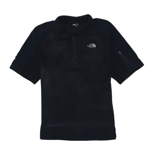 The North Face Men’s Black L Fleece Half Zip Short Sleeve T-Shirt