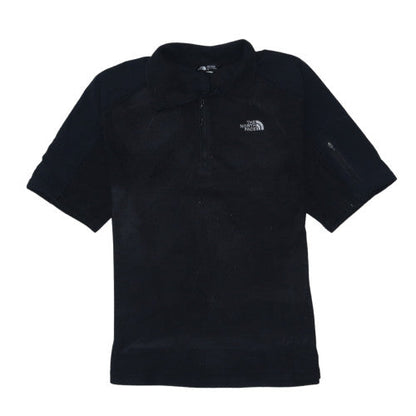 The North Face Men’s Black L Fleece Half Zip Short Sleeve T-Shirt