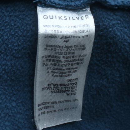 Quiksilver Men's Blue Graphic Pullover Hoodie Size M