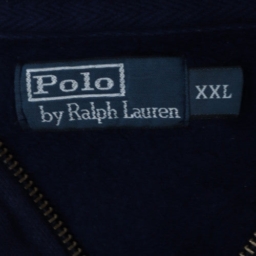 Polo Ralph Lauren Men's Blue 2XL Full Zip Hoodie