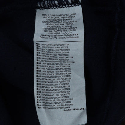 Nike Men's Navy 'Just Do It' Pullover Hoodie Size M