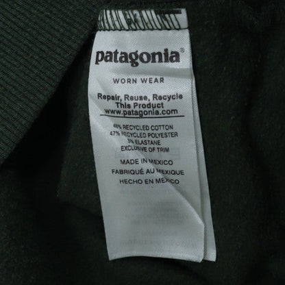Patagonia Men's Green Regular Fit Crew Neck Sweatshirt M