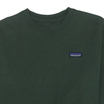 Patagonia Men's Green Regular Fit Crew Neck Sweatshirt M