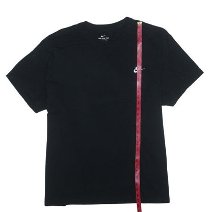 Nike Men's Black 4XL Crew Neck Short Sleeve Cotton T-Shirt