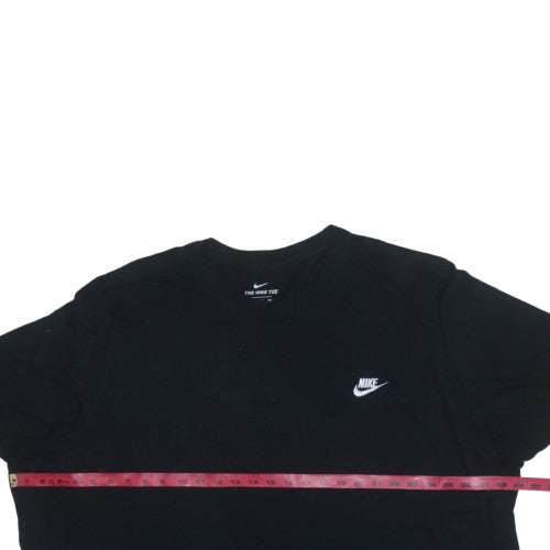 Nike Men's Black 4XL Crew Neck Short Sleeve Cotton T-Shirt