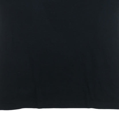 Nike Men's Black 4XL Crew Neck Short Sleeve Cotton T-Shirt