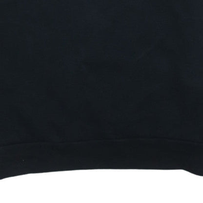 Adidas Men Black Crew Neck Long Sleeve Pullover Sweatshirt M