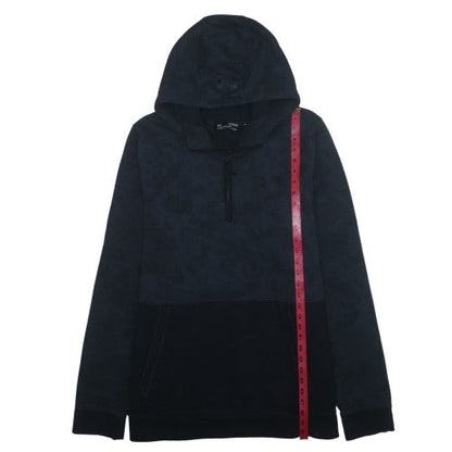 Under Armour Men's Black 2XL Threadborne 1/2 Zip Hoodie
