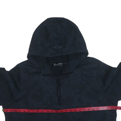 Under Armour Men's Black 2XL Threadborne 1/2 Zip Hoodie