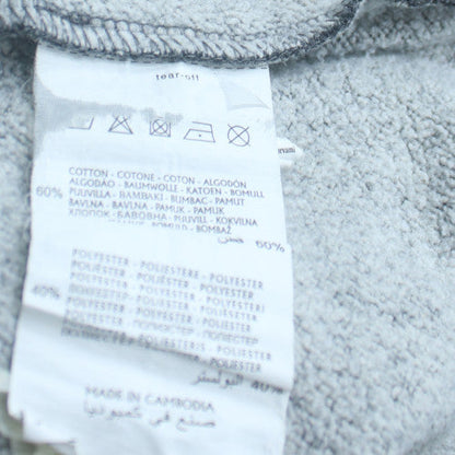 Champion Men's Grey Logo Pullover Hoodie Size L