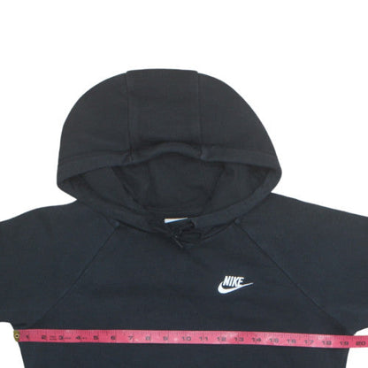 Nike Men's Black XS Pullover Hoodie Fleece Logo Regular Fit