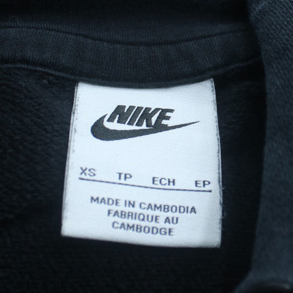 Nike Men's Black XS Pullover Hoodie Fleece Logo Regular Fit