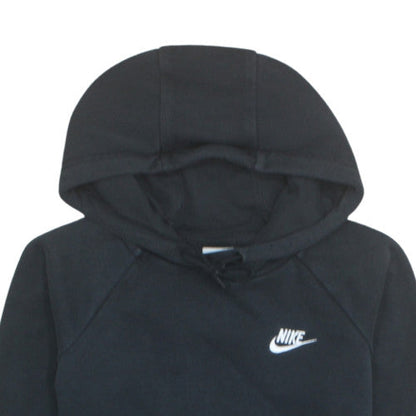 Nike Men's Black XS Pullover Hoodie Fleece Logo Regular Fit