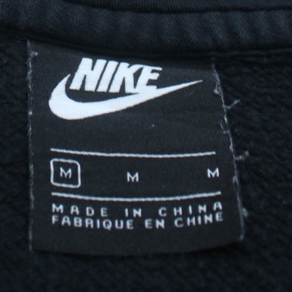 Nike Mens Black Full Zip Hoodie M Fleece Sweatshirt