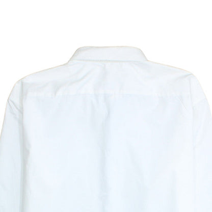 Hugo Boss Men's White Regular Fit Easy Iron Button-Up Shirt L