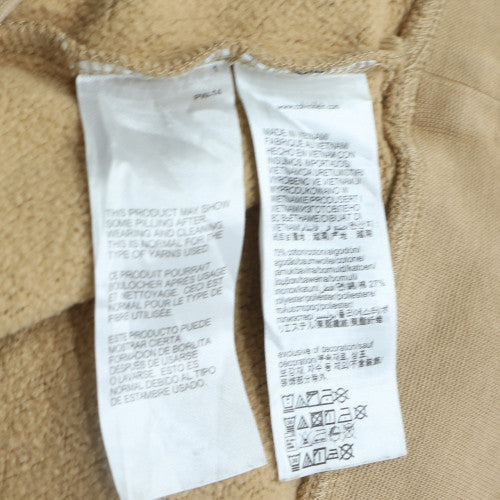 Calvin Klein Jeans Men's Beige Pullover Hoodie M Fleece Lined