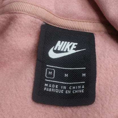 Nike Women Pink NSW Pullover Hoodie M Cotton Blend Casual