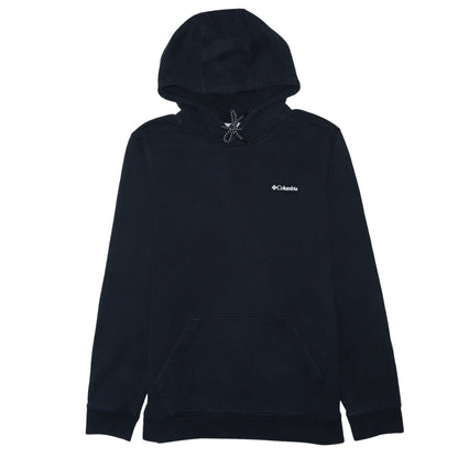 Columbia Men's Black Pullover Hoodie L Fleece Cotton Blend
