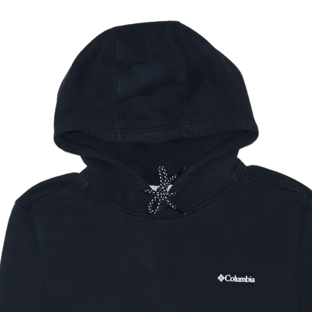 Columbia Men's Black Pullover Hoodie L Fleece Cotton Blend