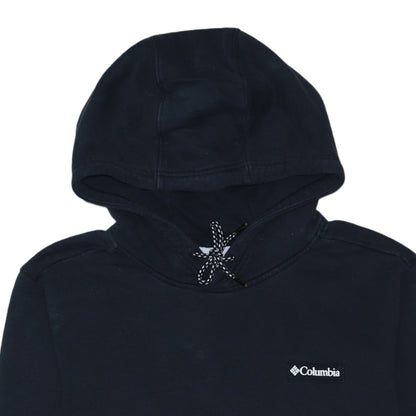 Columbia Men's Black Pullover Hoodie L Fleece Cotton Blend