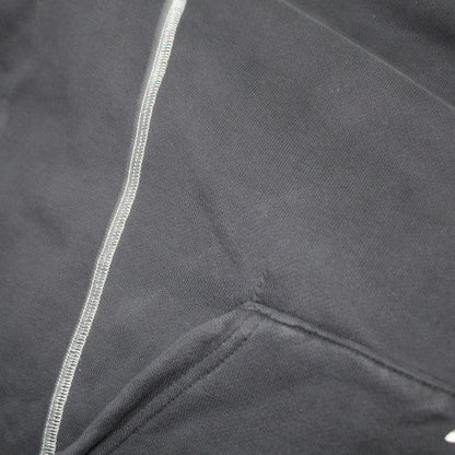 Adidas Women Black Pullover Hoodie L Cotton Blend Hooded Sweatshirt
