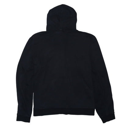 Harley-Davidson Men’s Black Full Zip Hooded Leather & Cotton XL Hoodie