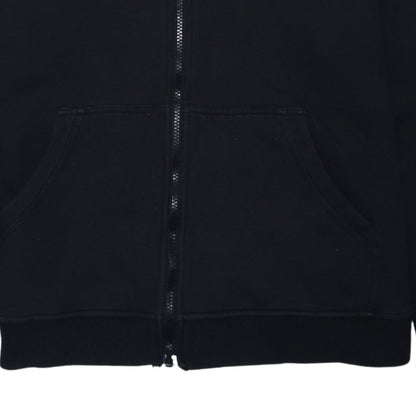 Harley-Davidson Men’s Black Full Zip Hooded Leather & Cotton XL Hoodie