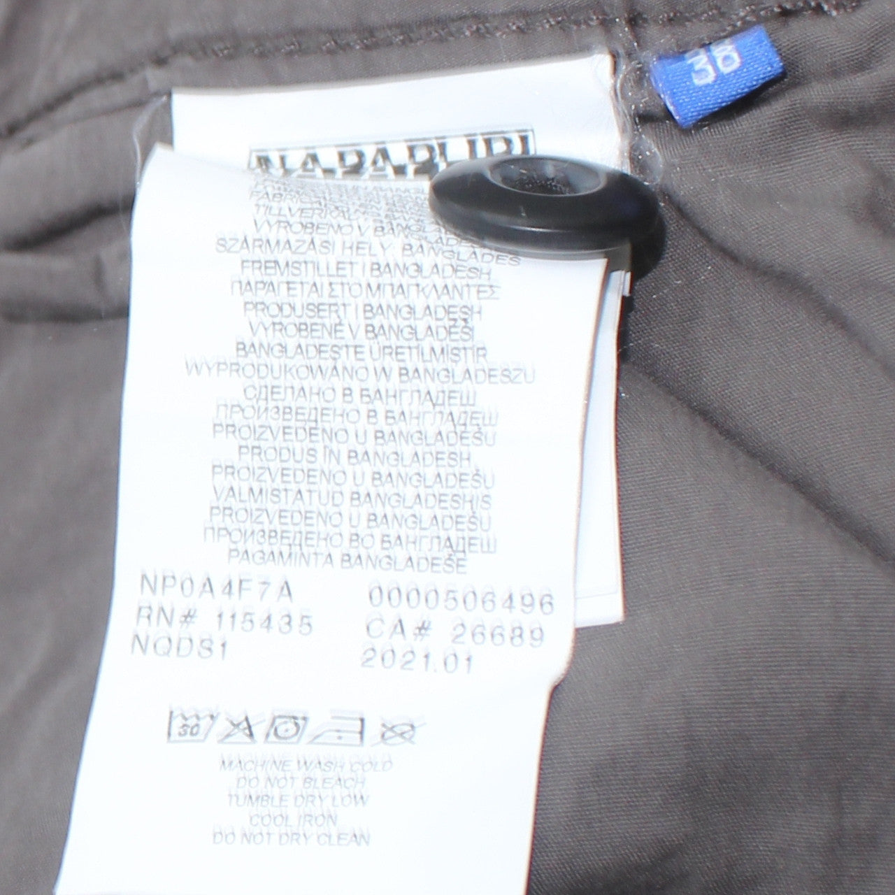 Napapijri Men's Brown Cargo Shorts Size 36 Regular Fit Summer