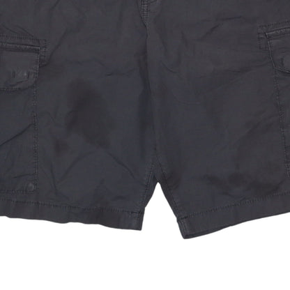 Napapijri Men's Brown Cargo Shorts Size 36 Regular Fit Summer