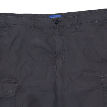Napapijri Men's Brown Cargo Shorts Size 36 Regular Fit Summer