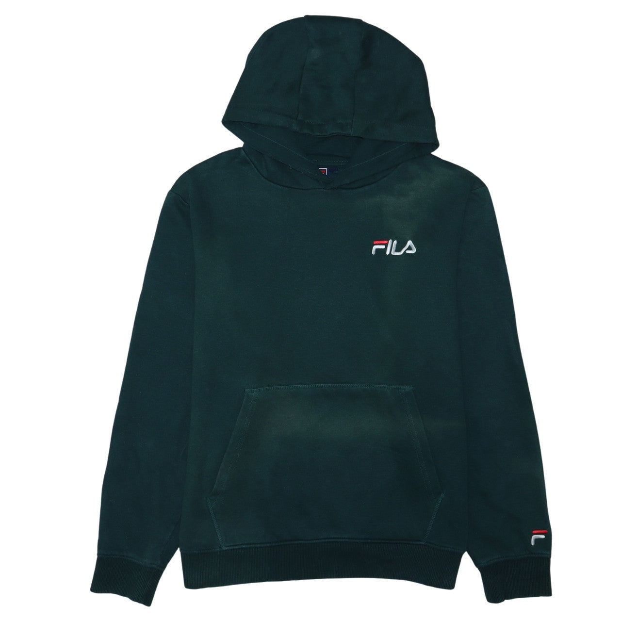 Fila Men's Green Pullover Hoodie Sweatshirt Size M