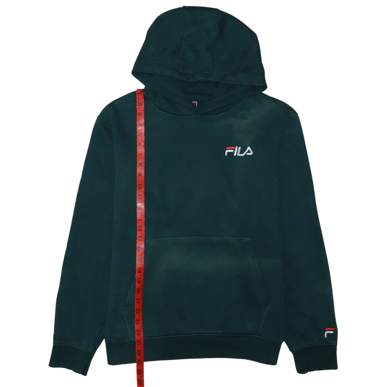 Fila Men's Green Pullover Hoodie Sweatshirt Size M