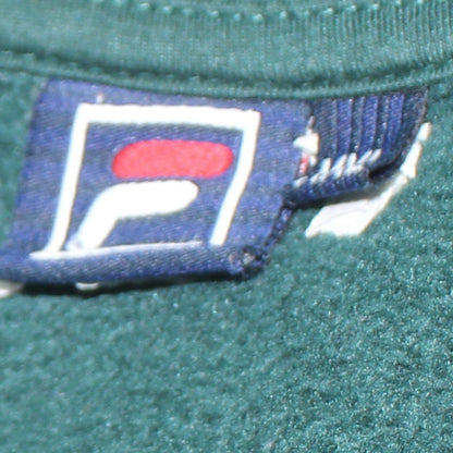 Fila Men's Green Pullover Hoodie Sweatshirt Size M