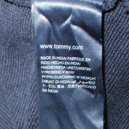 Tommy Jeans Men's Blue XL Pullover Hoodie Embroidered Logo